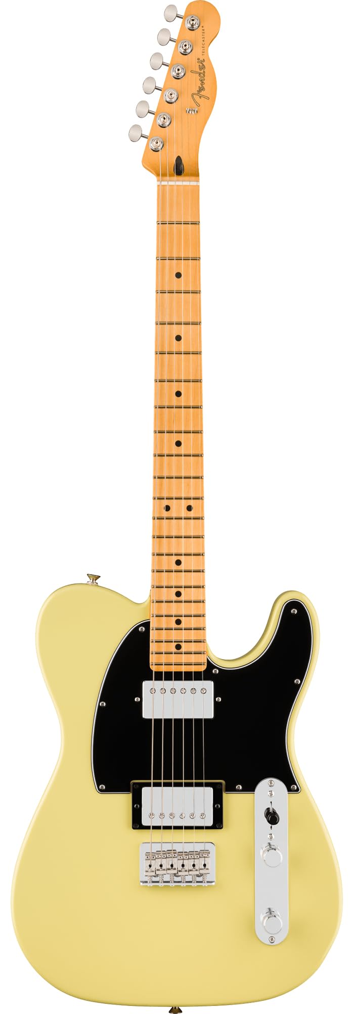 Fender Player II Telecaster HH - Hialeah Yellow Bundle with Gig Bag, Strap, Cable, 3-Pack Picks and Guitar Cleaning Kit