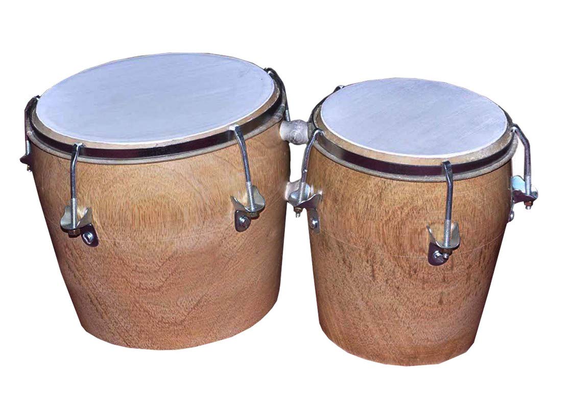 Gt Manufacturers Baby Toy Handmade Wooden Two Piece Bongo For Baby(Natural)