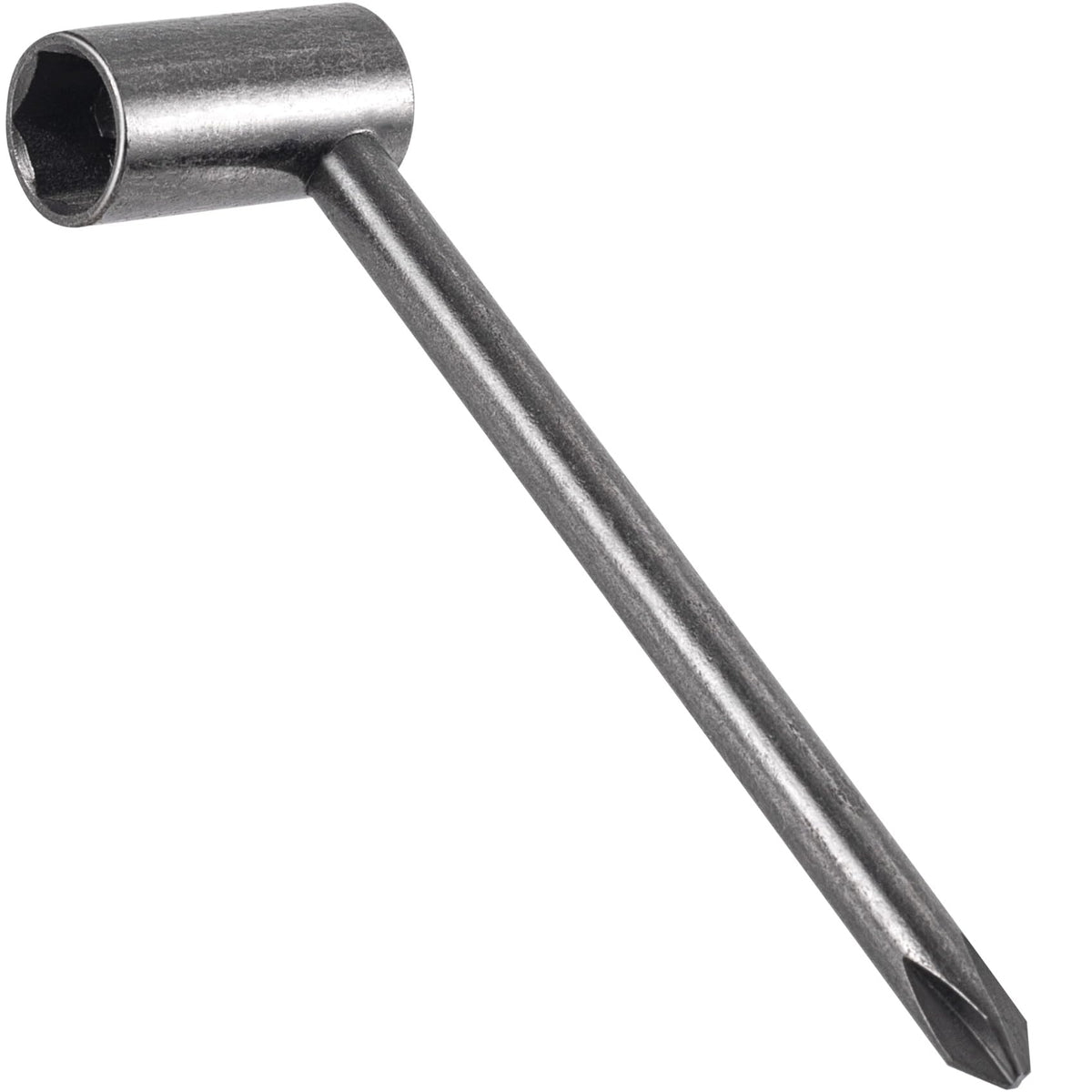 Smallcat Guitar Truss Rod Wrench, 5/16 Inch Guitar Repair Adjustment Wrench With Cross Screwdriver, Black Guitar Neck Repair Acc
