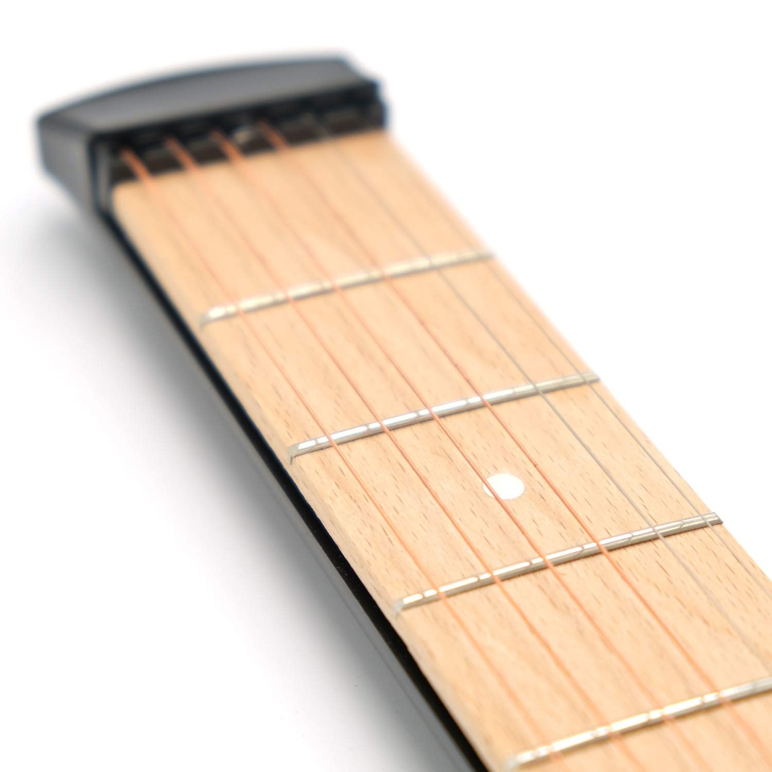 GOSONO Pocket Acoustic Guitar Practice Tool 6 String Fingerboard 6 Fret Chord Trainer Portable Gadget (version 1)