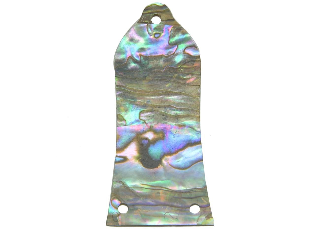 KAISH Pure Custom Made Natural Abalone Shell Guitar Truss Rod Cover with 3 Holes for Epiphone LP Les Paul