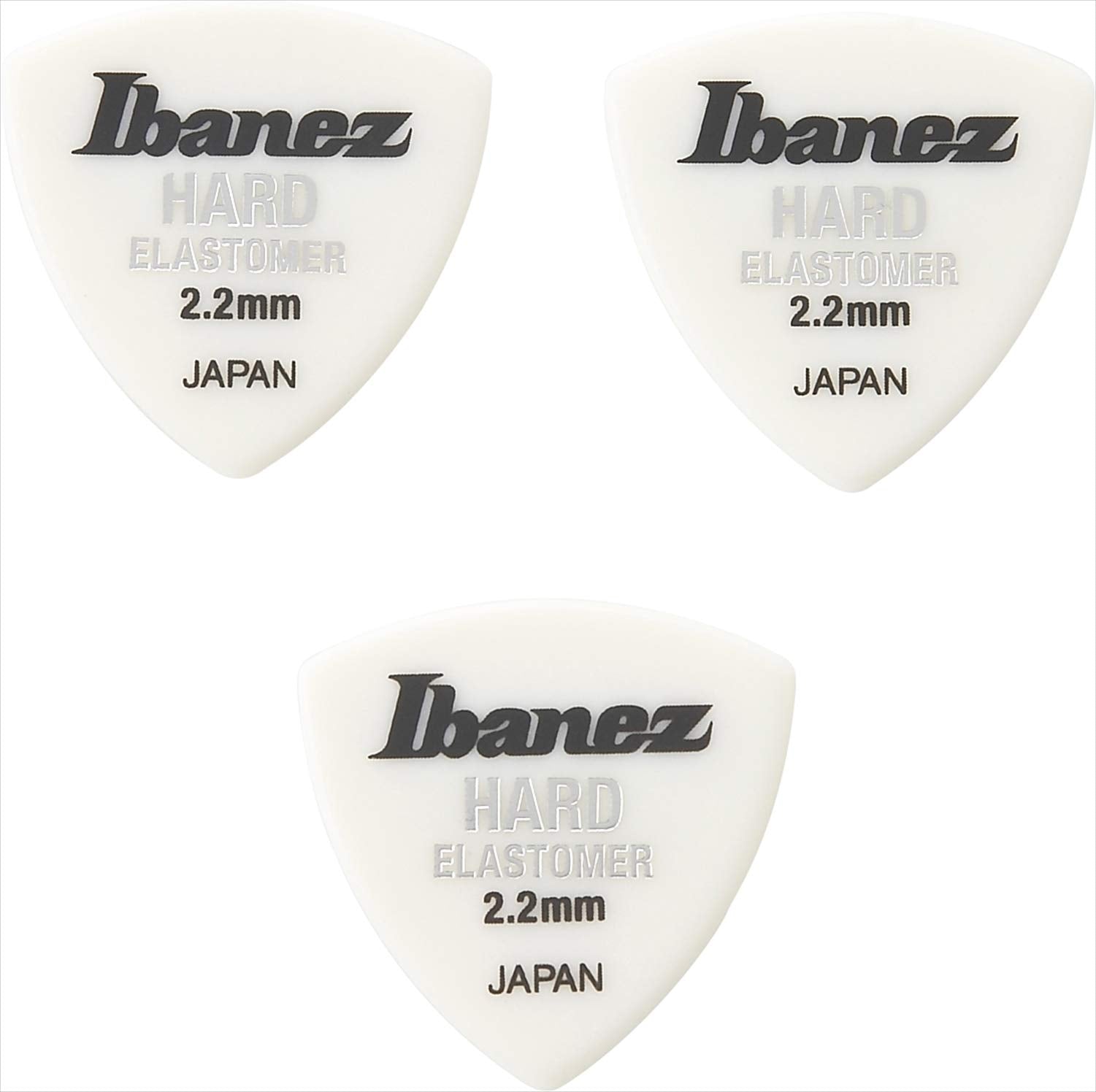 Ibanez Elastomer Series, Bel4Hd22, Hard, 3 Pack 2.2Mm, Triangle