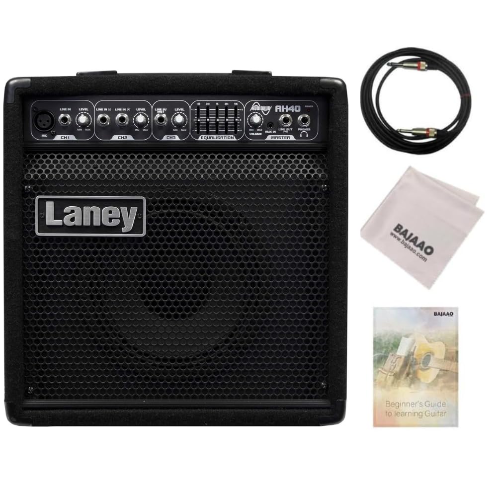 Laney Audiohub Ah40 Multi-Instrument Amplifier, Cable & Polishing Cloth