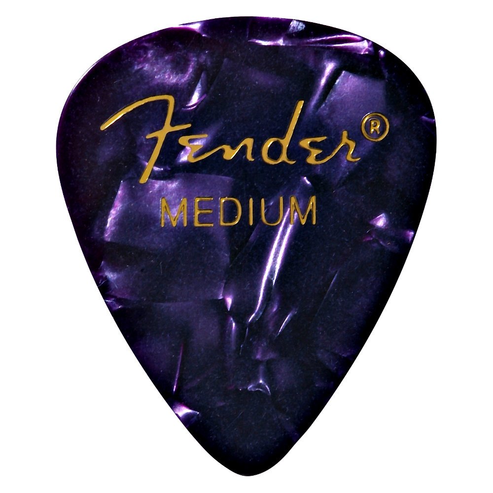 Fender 0980351876 Shape Premium Picks (12 Pack) For Electric Guitar, Acoustic Guitar, Mandolin, And Bass