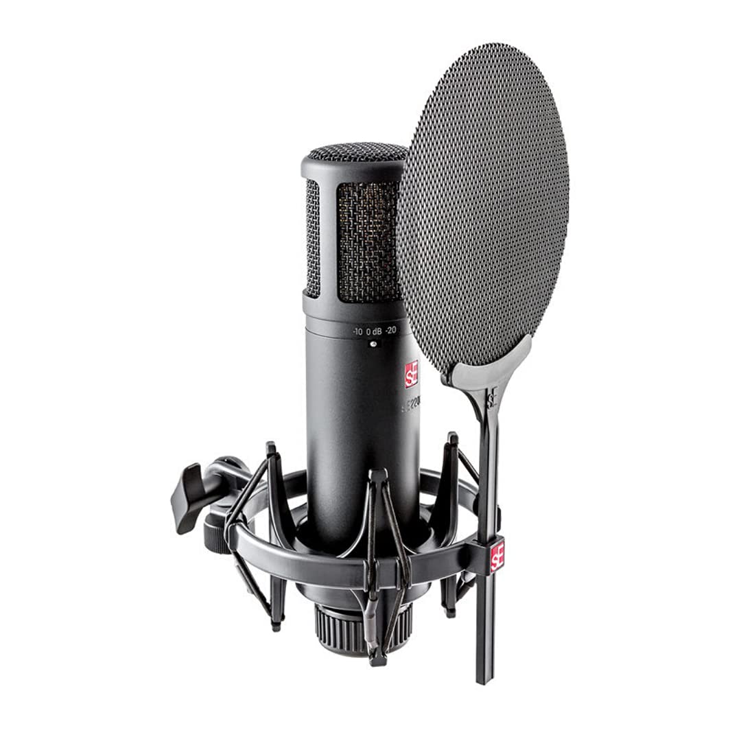 Se Electronics Se2200 Large-Diaphragm Cardioid Condenser Microphone With 80/160Hz Highpass Filter And 10/20Db Pad