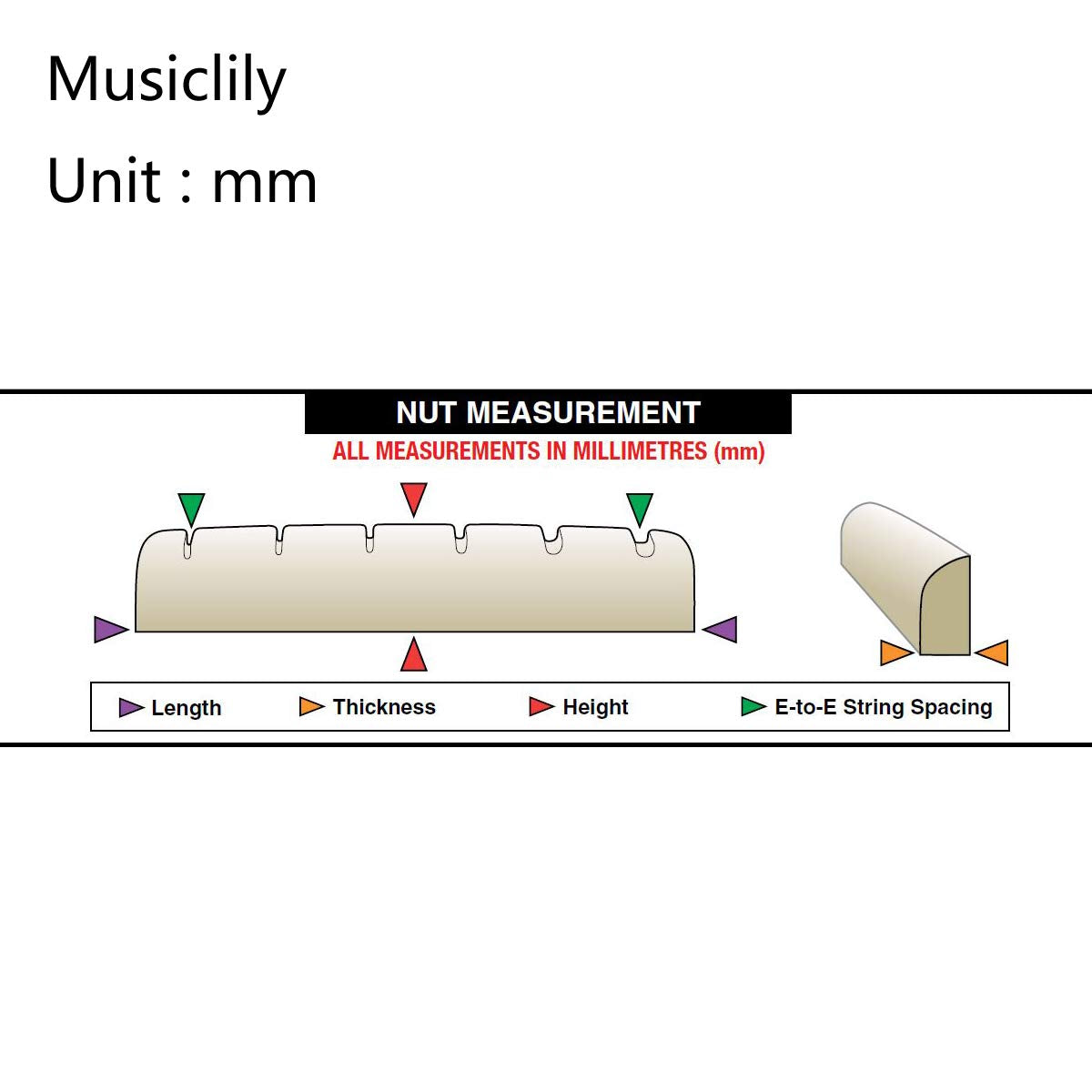 GRAPHTECH TUSQ NUT - GIBSON SLOTTED ACOUSTIC
