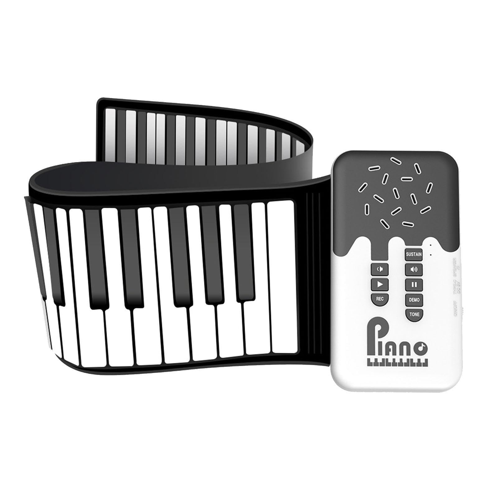 Club BollywoodFolding Electronic Keyboard Presents Portable 49 Key For Travel Adults Child White|Musical Instruments & Gear | Pi