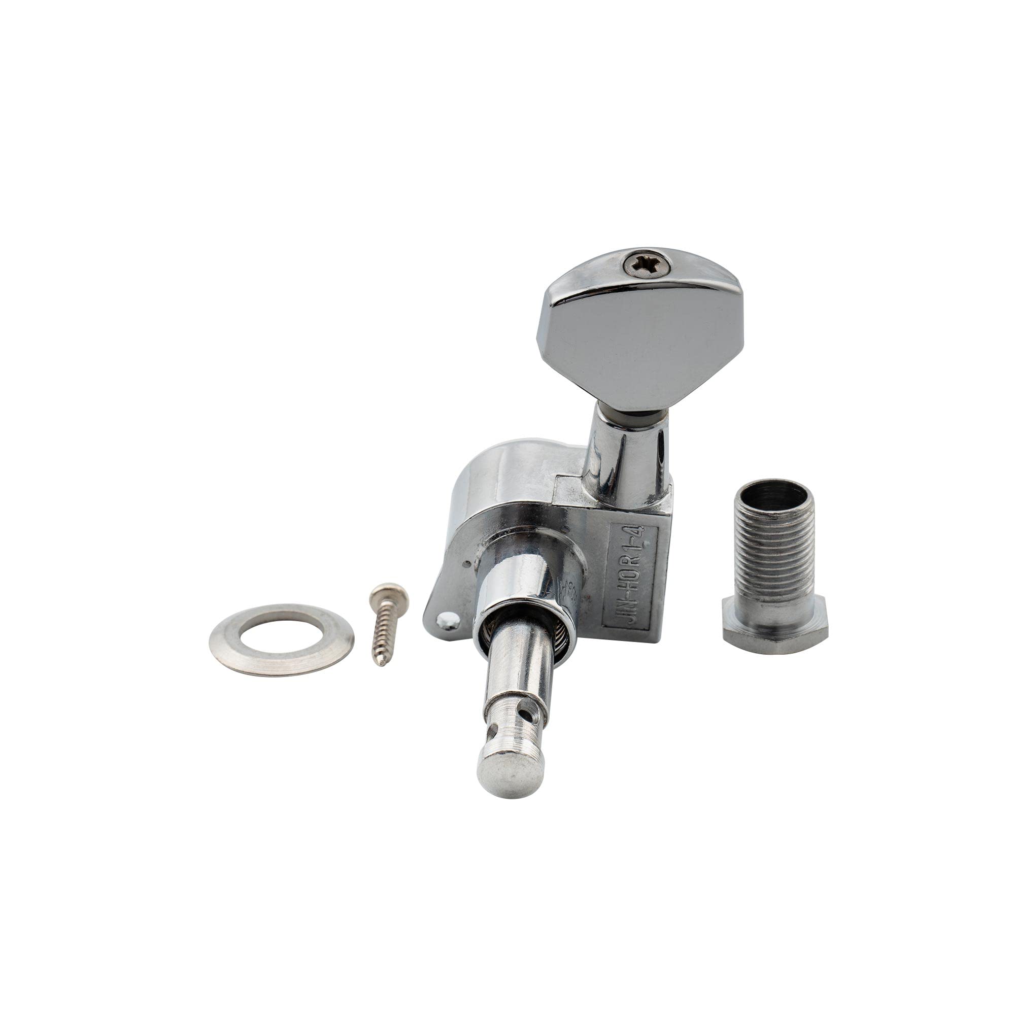 Wilkinson WJN07 6 inline EZ-LOK Guitar Tuners Machine Heads 19:1 Ratio Tuning Pegs Keys for Fender Strat Stratocaster Tele Telec