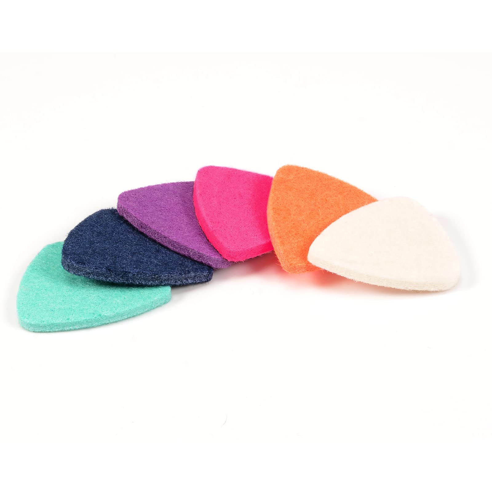Ukulele Picks, 12Pack Felt Uke Picks for Acoustic Electric & Bass Guitars (3mm, Felt Picks 12Pack)