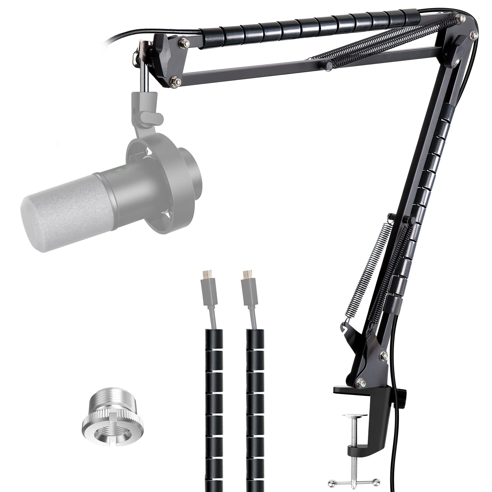 Mic Arm Compatible With Fifine K688 Microphone, Boom Arm For Fifne K688 Mic With Cable Management, Adjustable Microphone Arm Sta