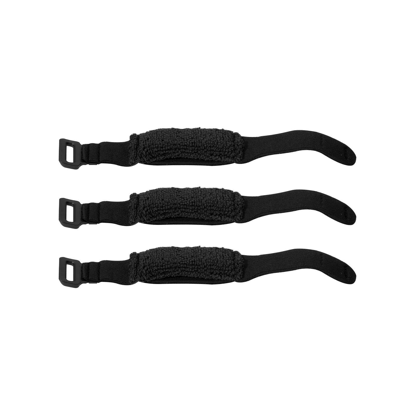 Cheerock 3Pcs Bass Guitar String Mute Damper, Cotton Bass Guitar Fret Mute, Adjustable Guitar String Dampener, Bass Guitar Acces