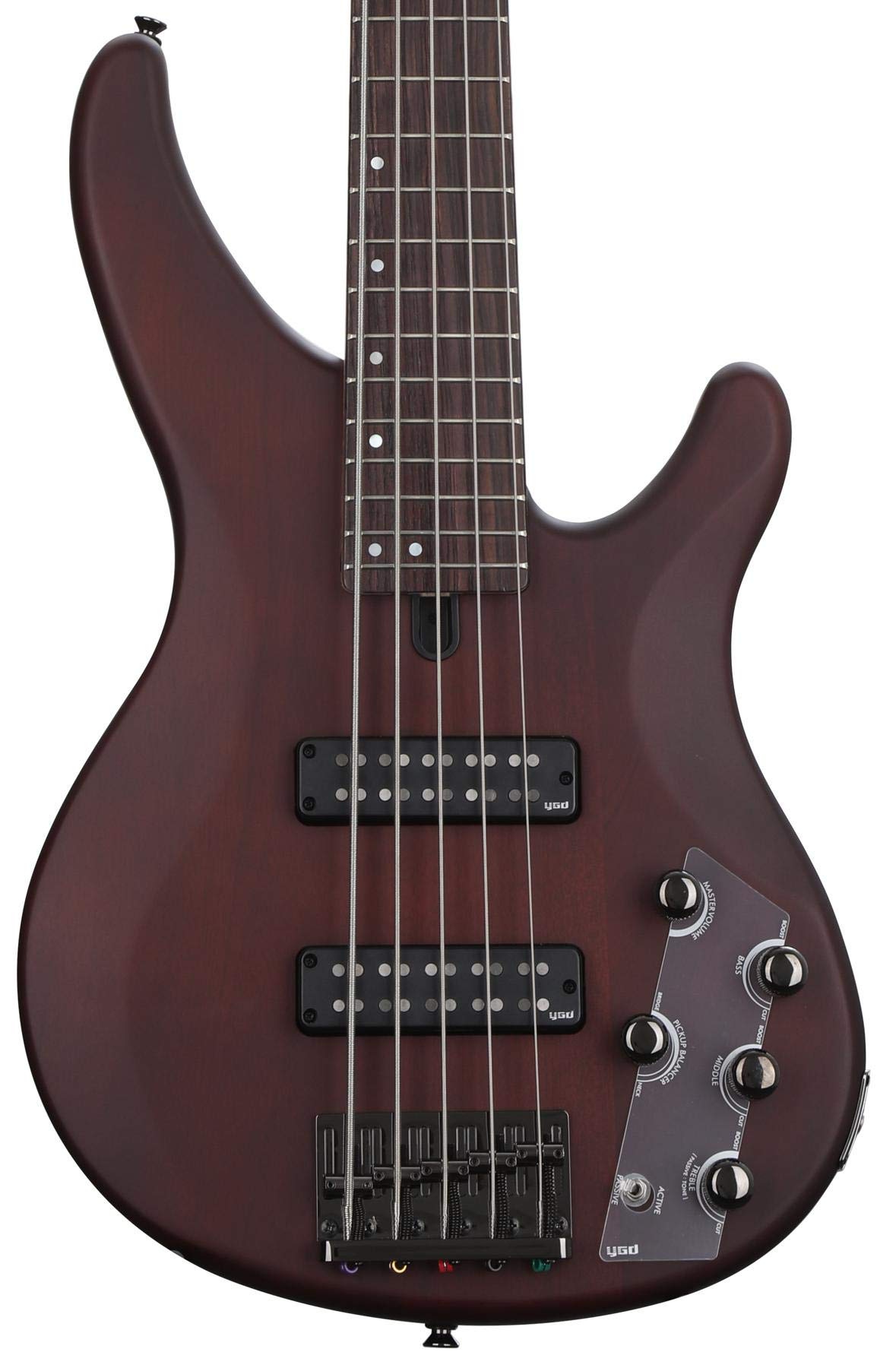 Yamaha 5 String Bass Guitar, Right Handed, Translucent Brown, (Trbx505 Tbn)