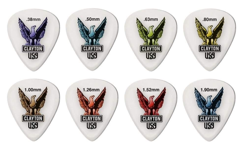 Clayton Picks Acetal S80/12 Guitar Picks