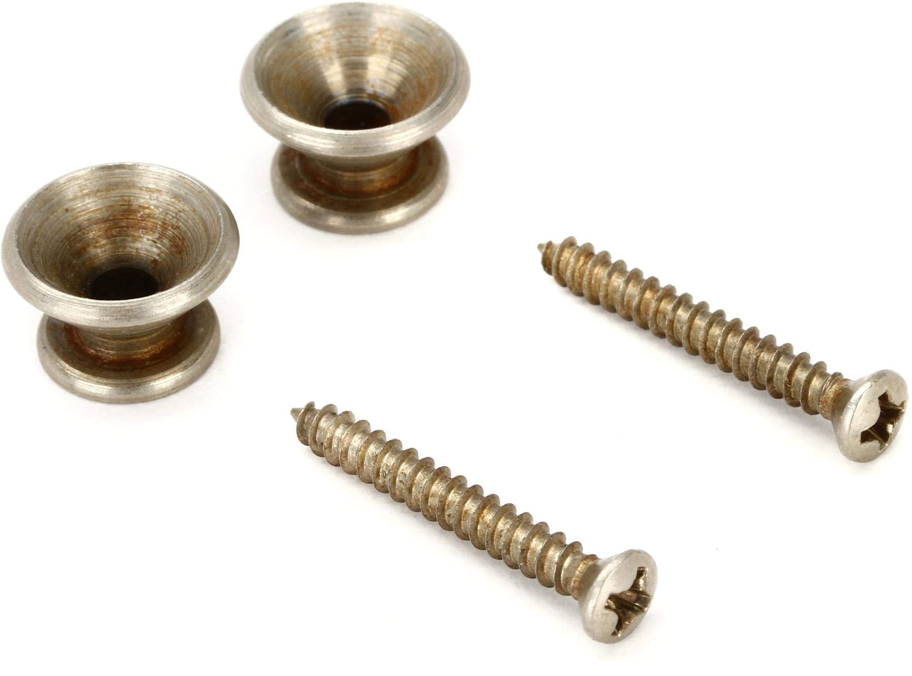 Fender Road Worn Strap Buttons (2) (5-pack) Bundle