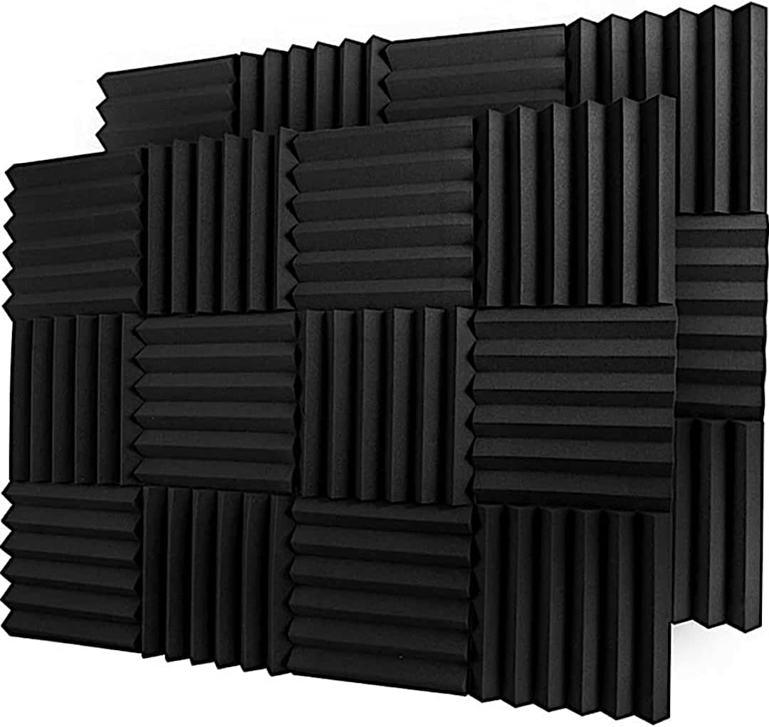 Device Of Urban Infotech 18Pack Acoustic Sound Proof Foam Panels, Noise Reduce Echo Tiles Sound Absorbing Damping Acoustic Foam 