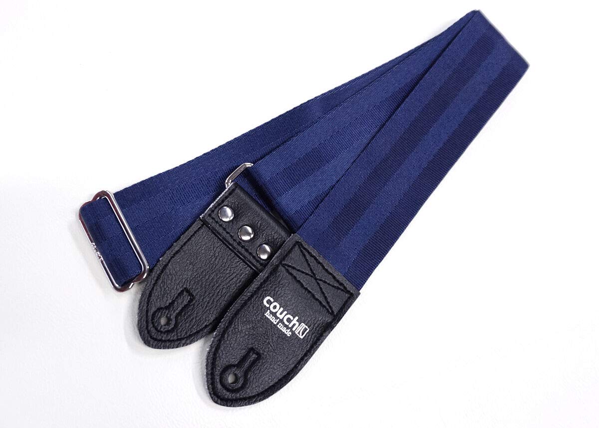 The Original Recycled Seatbelt Guitar Strap Made In Usa By Couch Guitar Straps (Recycled Navy)