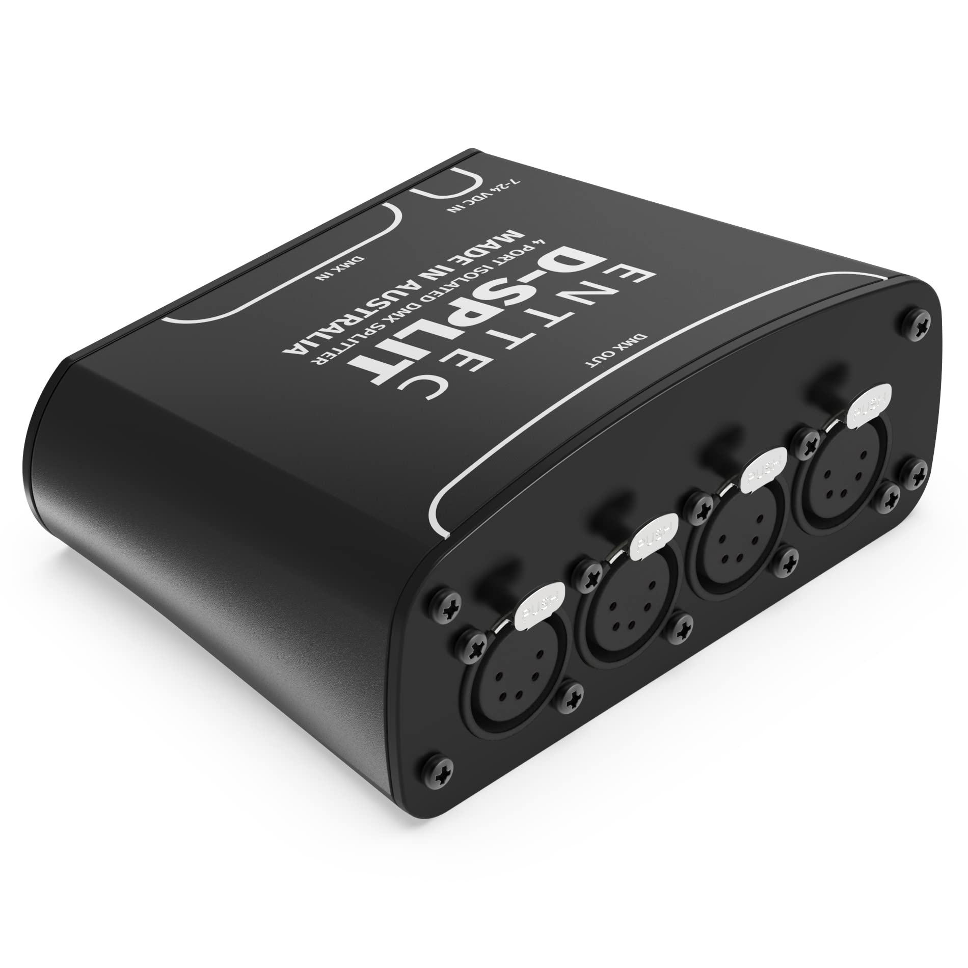 Enttec D-Split 70579 DMX 4 Port Isolated Splitter / Isolator (5-Pin)
