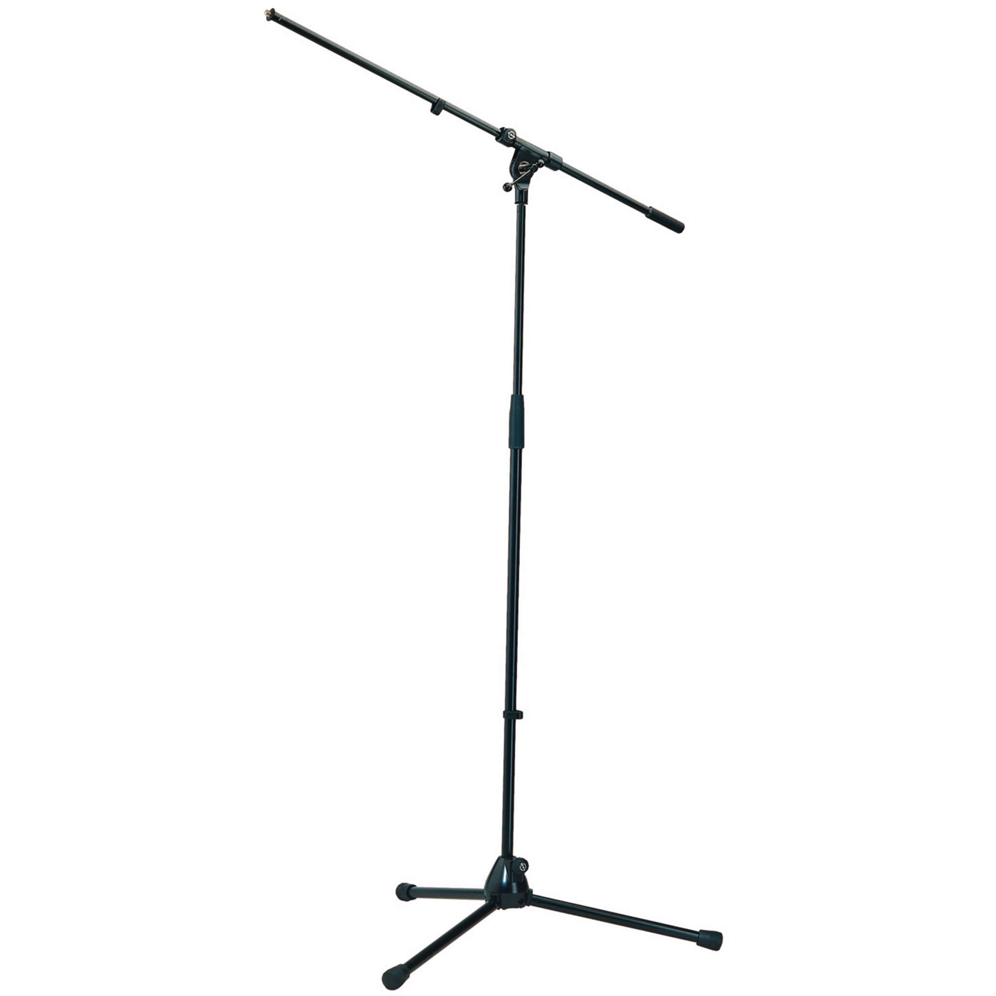 K&M Knig & Meyer 21020.500.55 Tripod Microphone Stand With Fixed Length Boom Arm | Professional Grade For All Musicians | Heavy