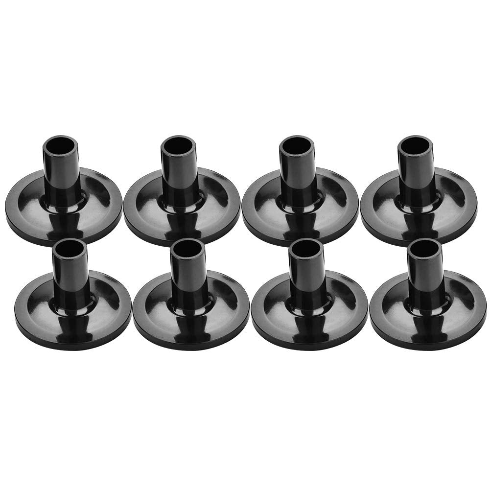 Dioche 16Pcs Black Drum Cymbal Sleeves, Long Musical Instruments Accessories Portable And Plastic, Musical Instruments Accessory