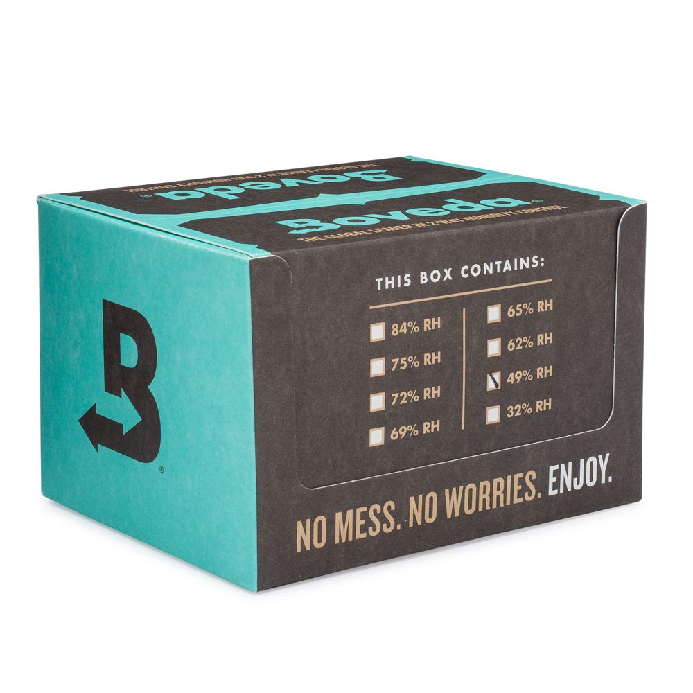 Boveda 49% Two-Way Humidity Control Replacement Packs for Boveda Starter Kits for Music - 12 Pack - Moisture Absorbers for Instr
