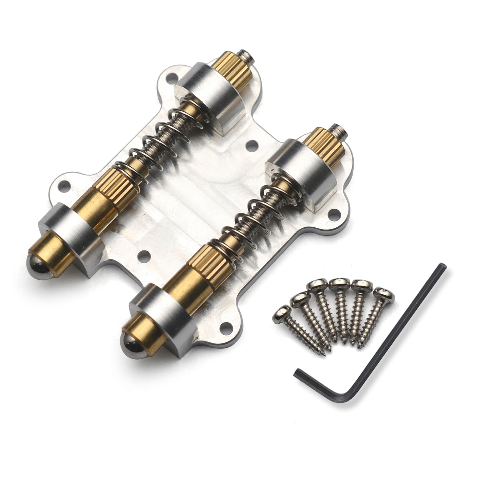 MAXCHEER Electric Guitar Brass Tremolo Bridge Brass Arming Adjuster for FR Tremsetter Set Guitar Tremolo Stabilizer Stopper Guit