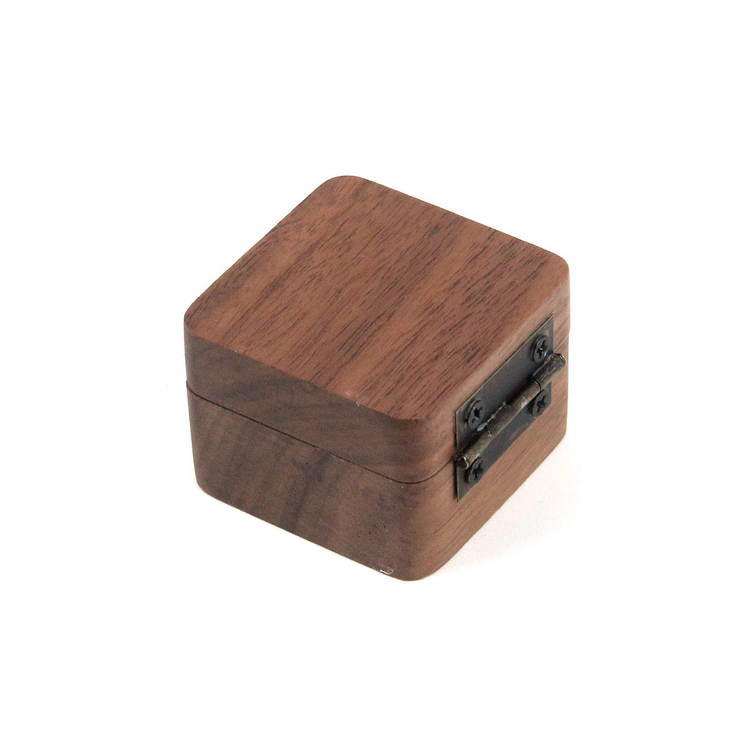 Geesatis Guitar Pick Box Storage Wooden Guitar Picks Case Holder Organizer for Guitarist Musician Gift, 1 Pcs