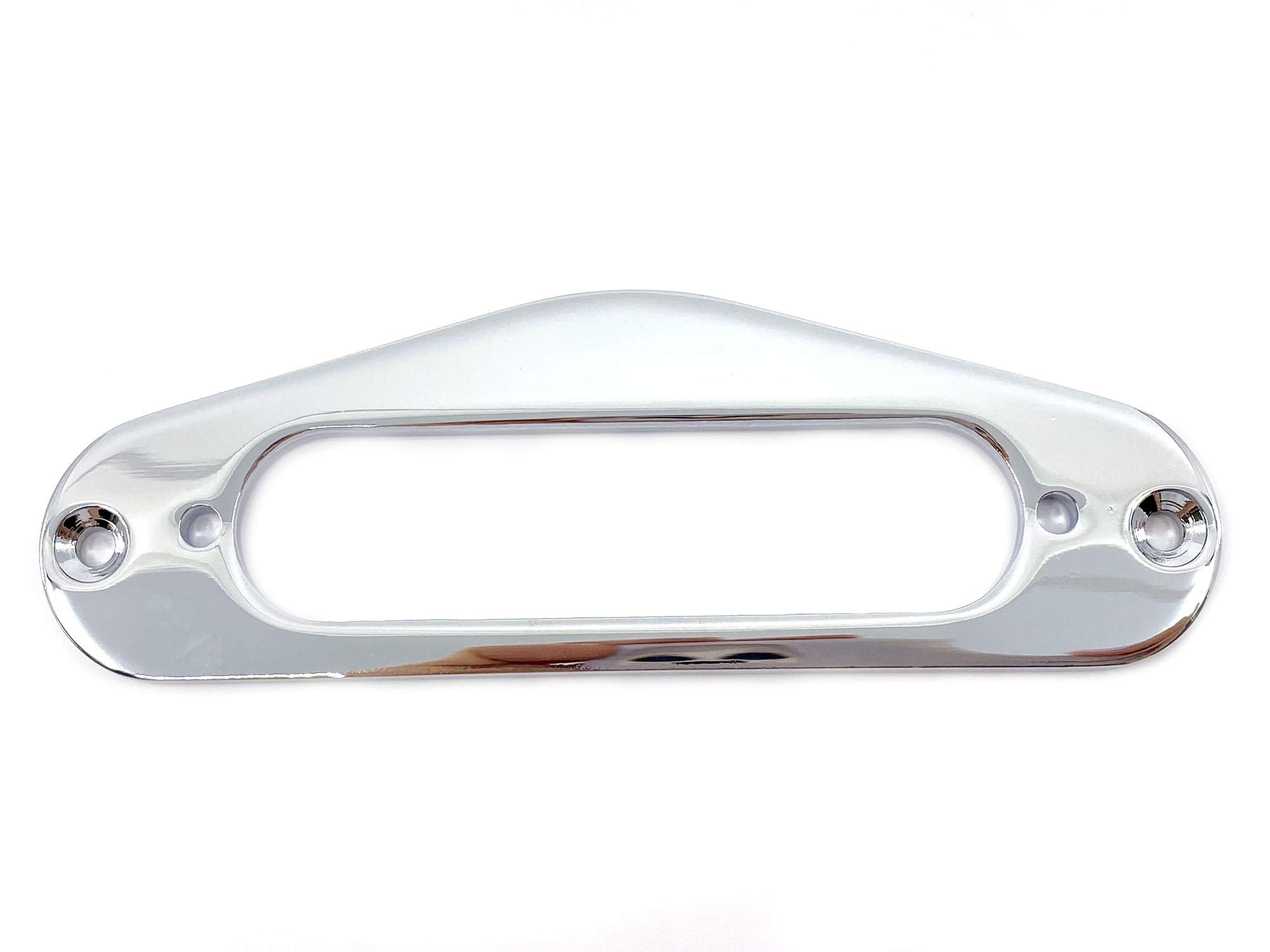 Mounting Ring With Screws For Fender Telecaster Single Coil Neck Pickup - Chrome