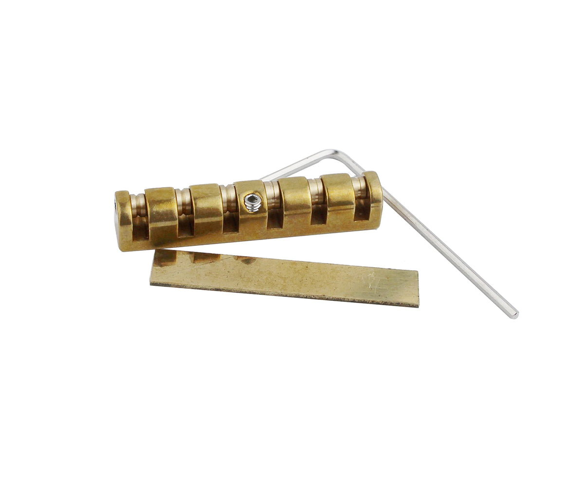 Guyker Height Adjustable 42Mm Brass Roller Guitar Nut Replacement Compatible With Les Paul Lp Sg Style Electric Guitars