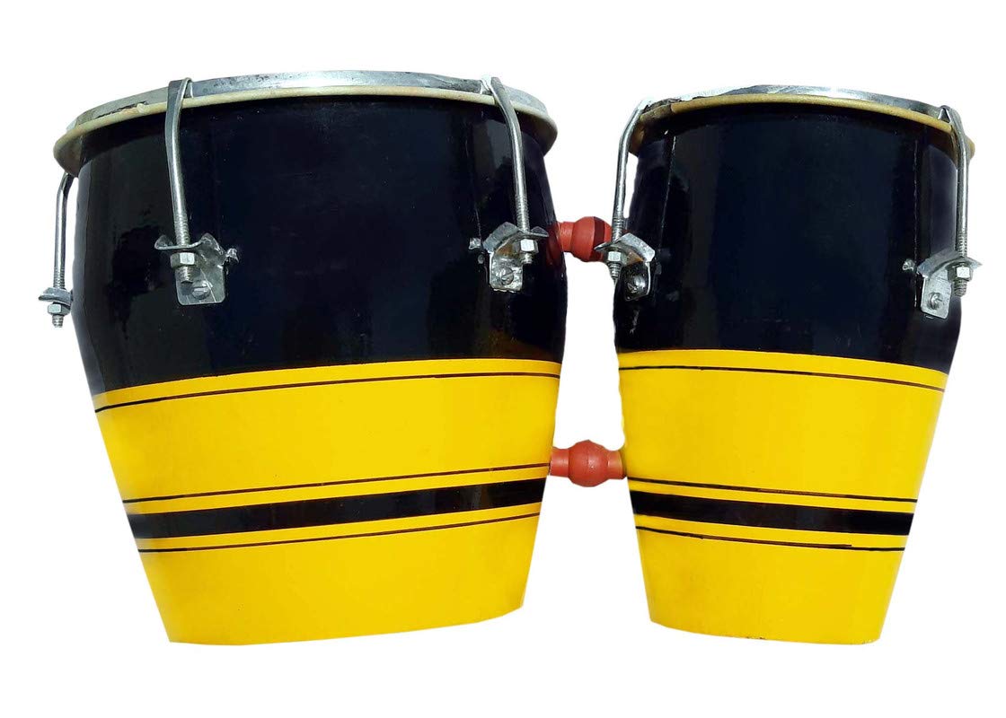Gt Manufacturers Baby Toy Handmade Wooden Two Piece Bongo For Baby(Multi Colour01)