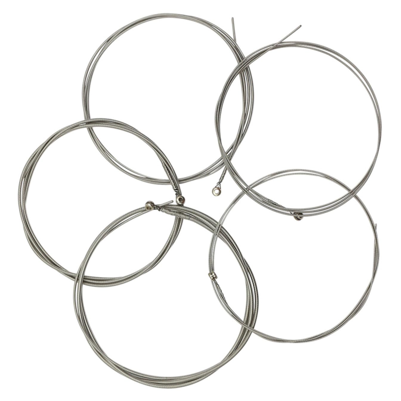 Abaodam 5-String Electric Bass Strings Set Nickel Alloy Wrapped Steel Core Universal Replacement Strings For Bass Guitar Sturdy 