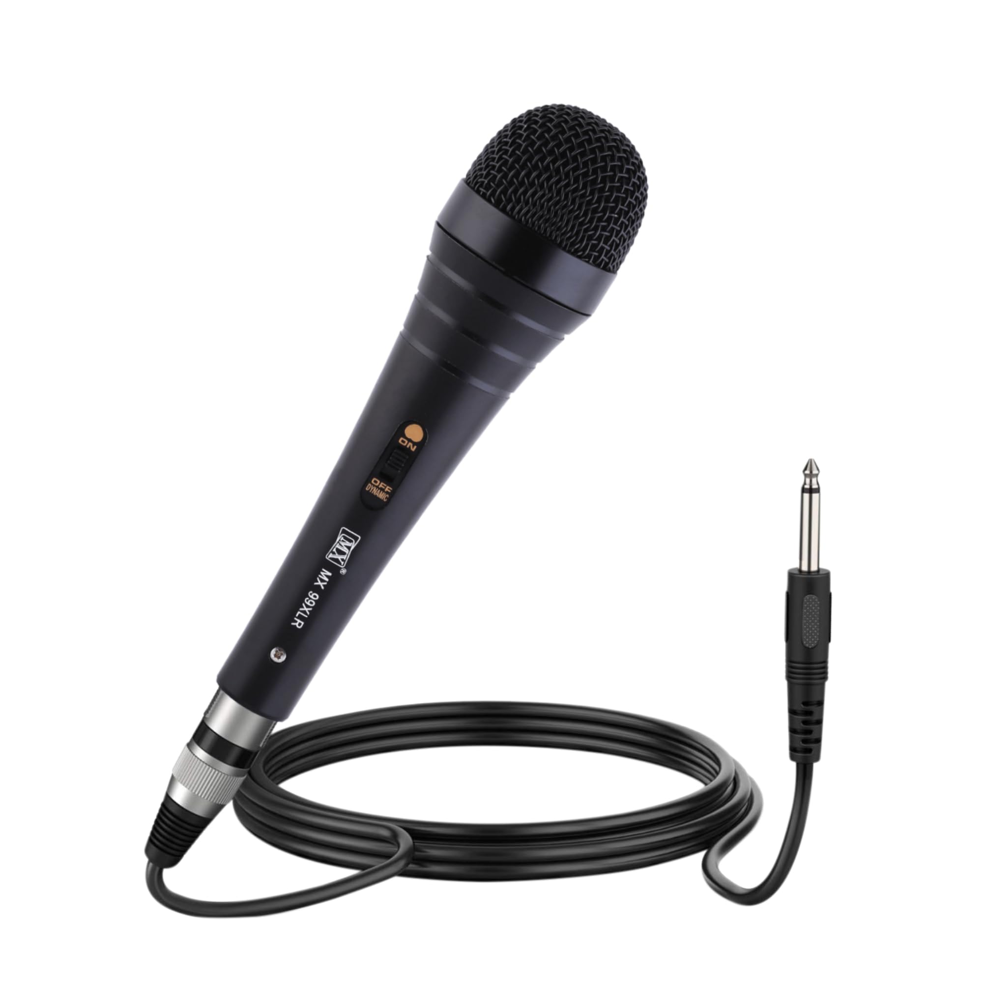 Mx Dynamic Unidirectional Microphone - Ideal For Presentations, Karaoke, Instrument Use, Multimedia, Home Or Portable Recording 