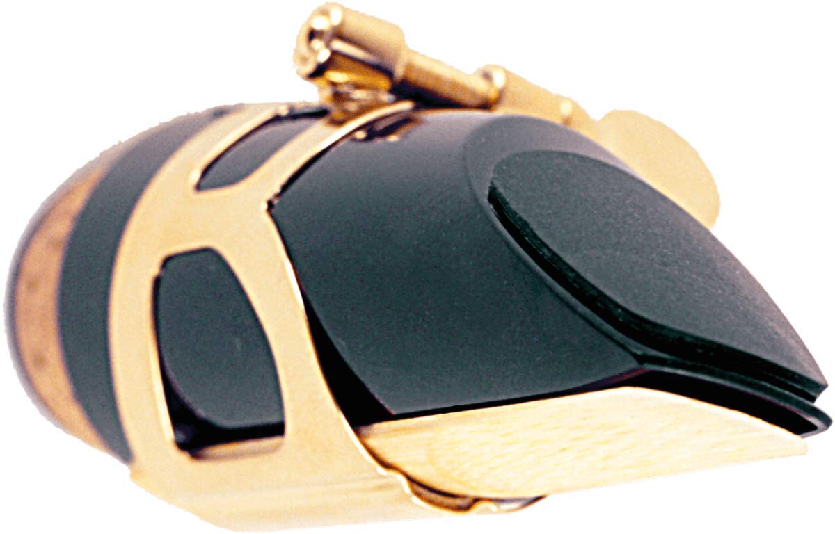 BG A10L Large Mouthpiece, 0.8mm Patches, 6 Pack - Black