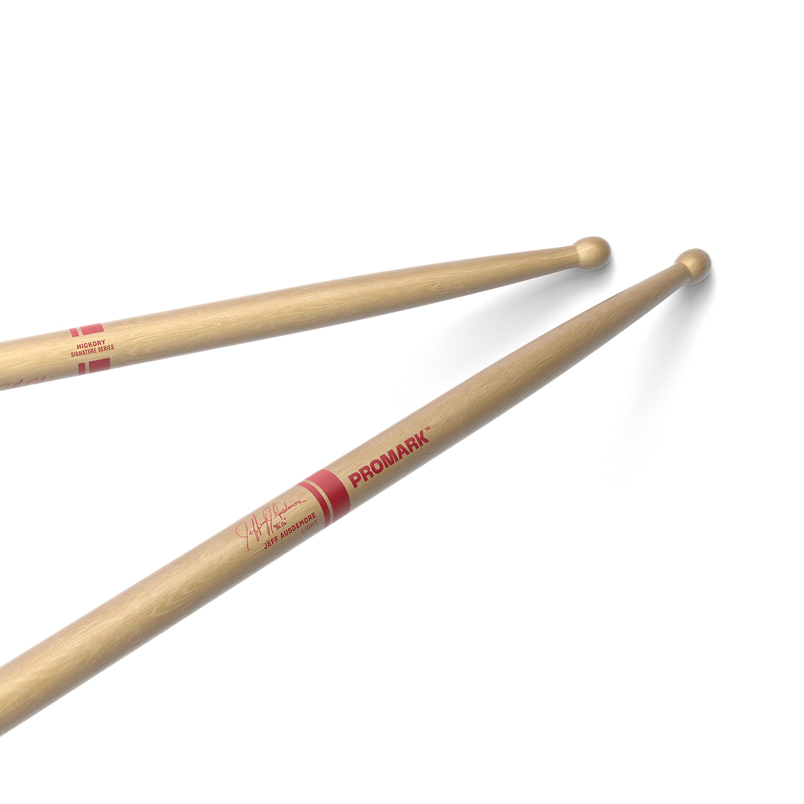 ProMark Jeff Ausdemore Hickory Drumsticks, Wood Tip,One Pair