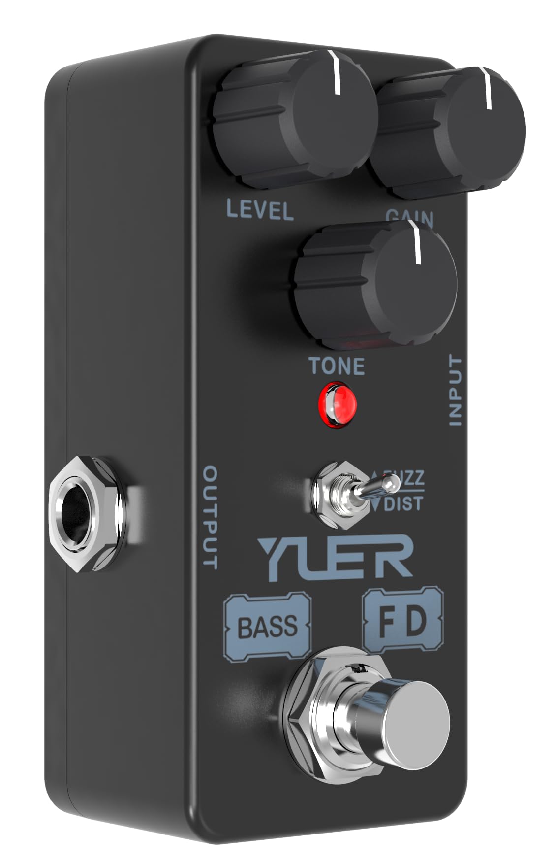 FD Bass Fuzz,Guitar Pedal,Electric Guitar Effects Pedal for Guitars and Bass Effect Pedals Mini Single Type DC 9V True Bypass