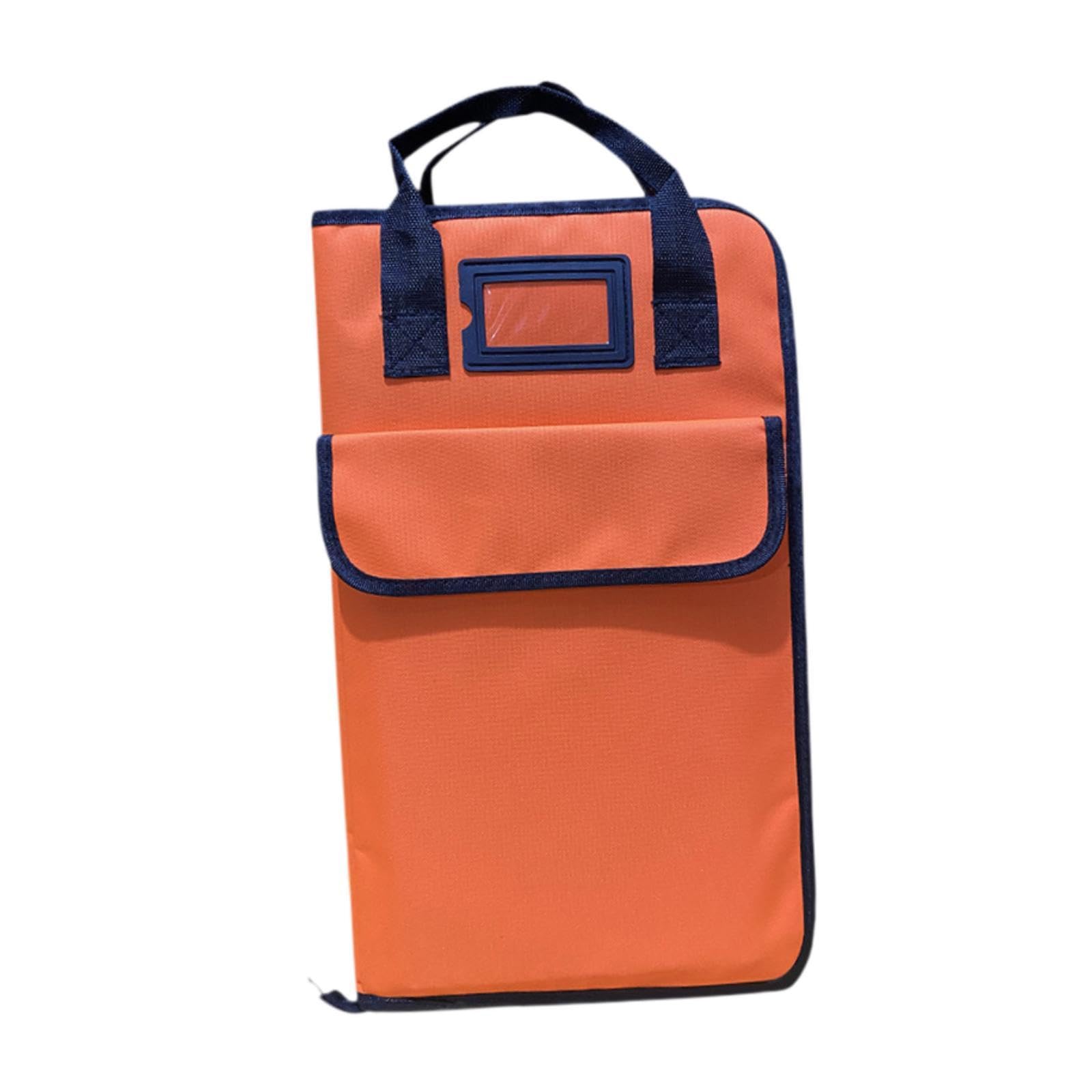 Calandis Drum Sticks Bag Carrying Bag Percussion Accessories Pouch Drum Stick Handbag Orange | Sets & Kits | Drums | Percussion