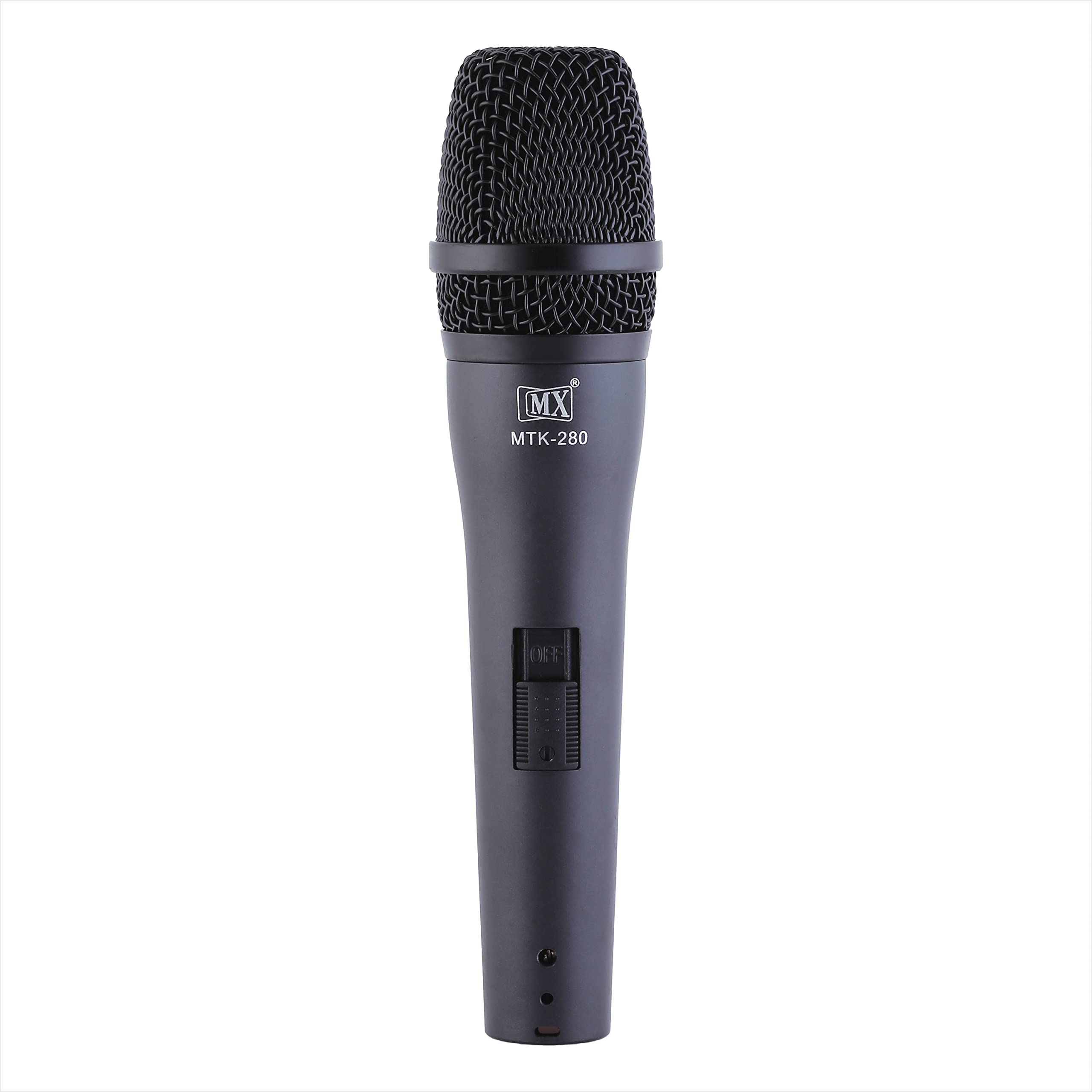 Mx Vocal Dynamic Wired Microphone - Cardioid Handheld Mic For Singing, Speech & Recording Pack Of 1