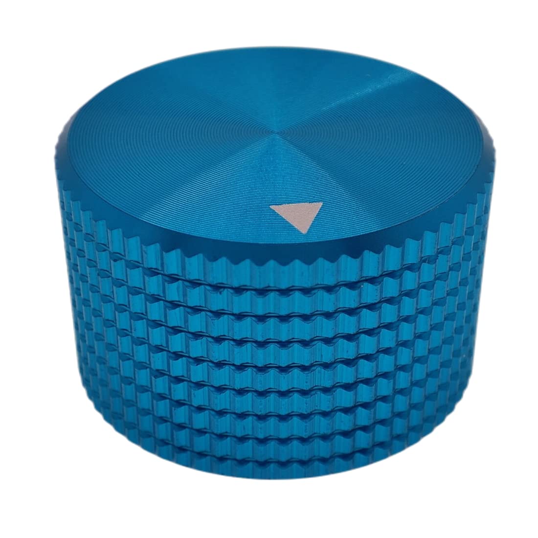 Szliyands 5 Pack Aluminum Rotary Electronic Control Potentiometer Knob,for 0.23'' Diameter Shaft, 0.98'' Dia, 0.61'' H, Guitar K