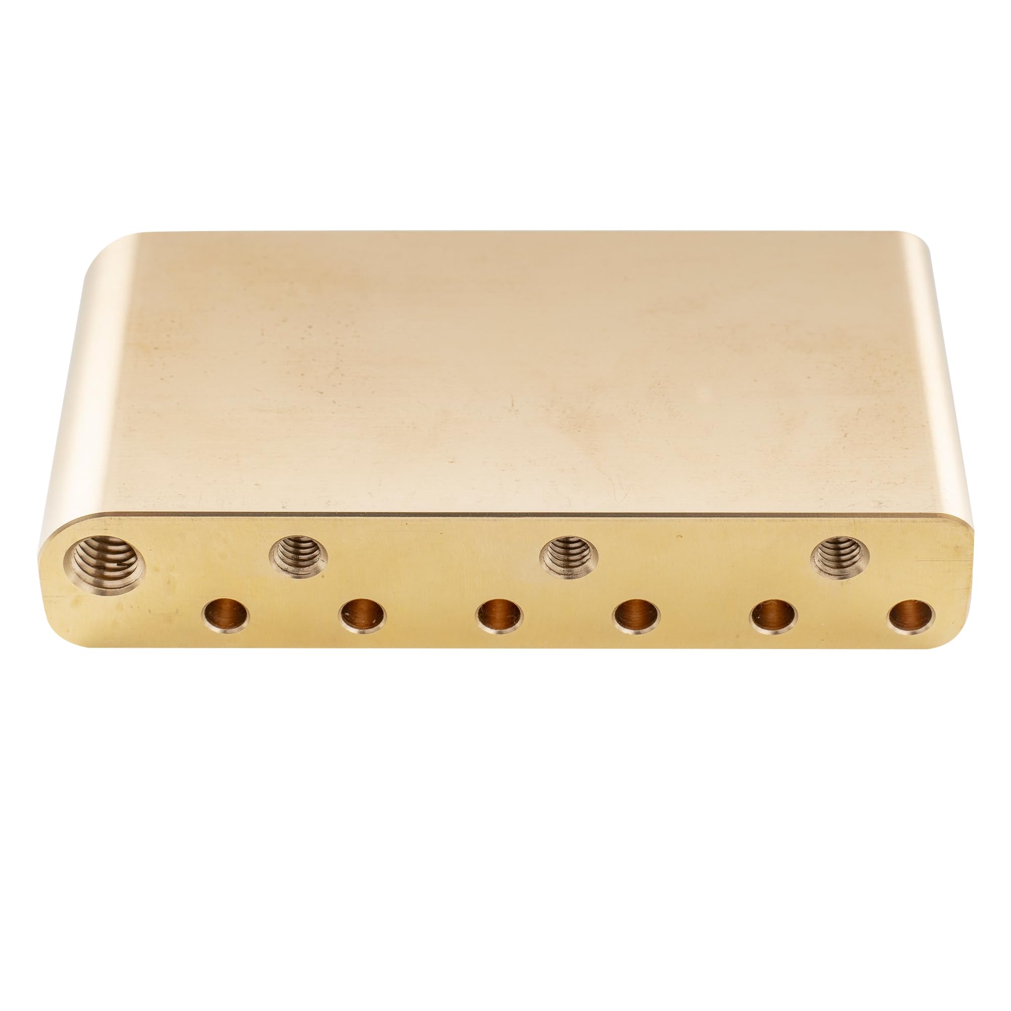 Musiclily Ultra 52.5mm (2-1/16 inch) Full Solid Brass 36mm Short Tremolo Block for China made Squier New after 2021 Affinity 2-p