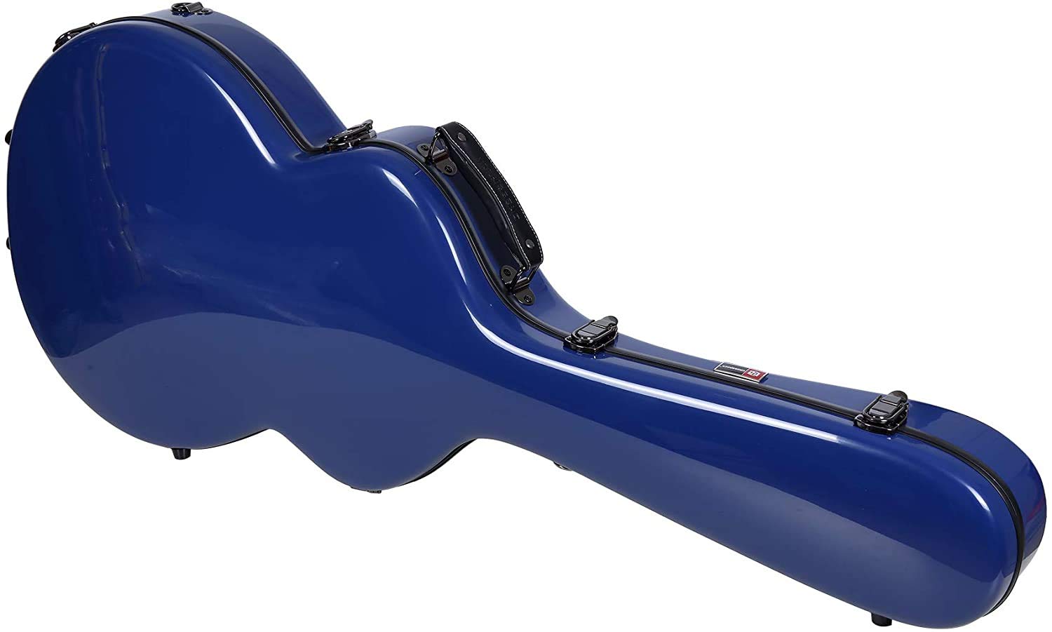 Crossrock Fiberglass Hard Shell With Backpack Navy Blue 335 Style Guitar Case