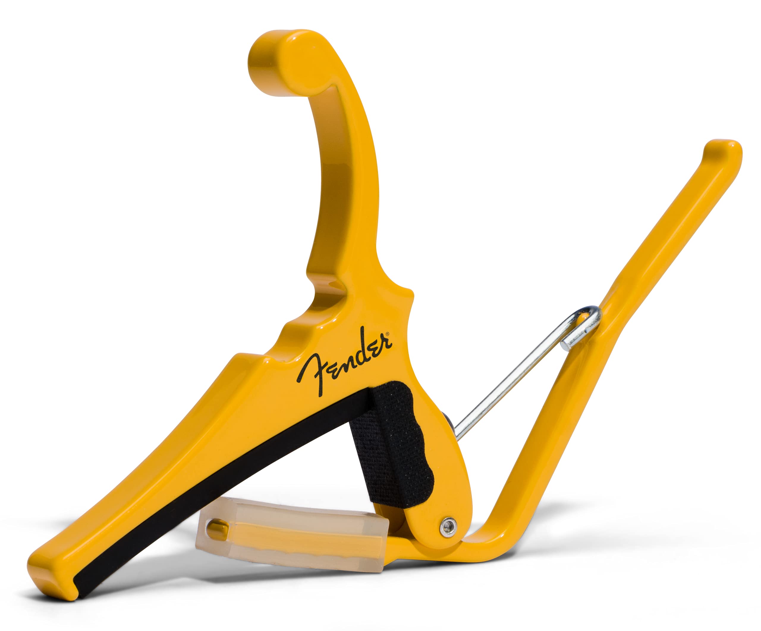 Kyser Musical Products Fender X Quick-Change Electric Guitar Capo, KGEFBBA, Butterscotch Blonde - For Electric Guitars, Collabor