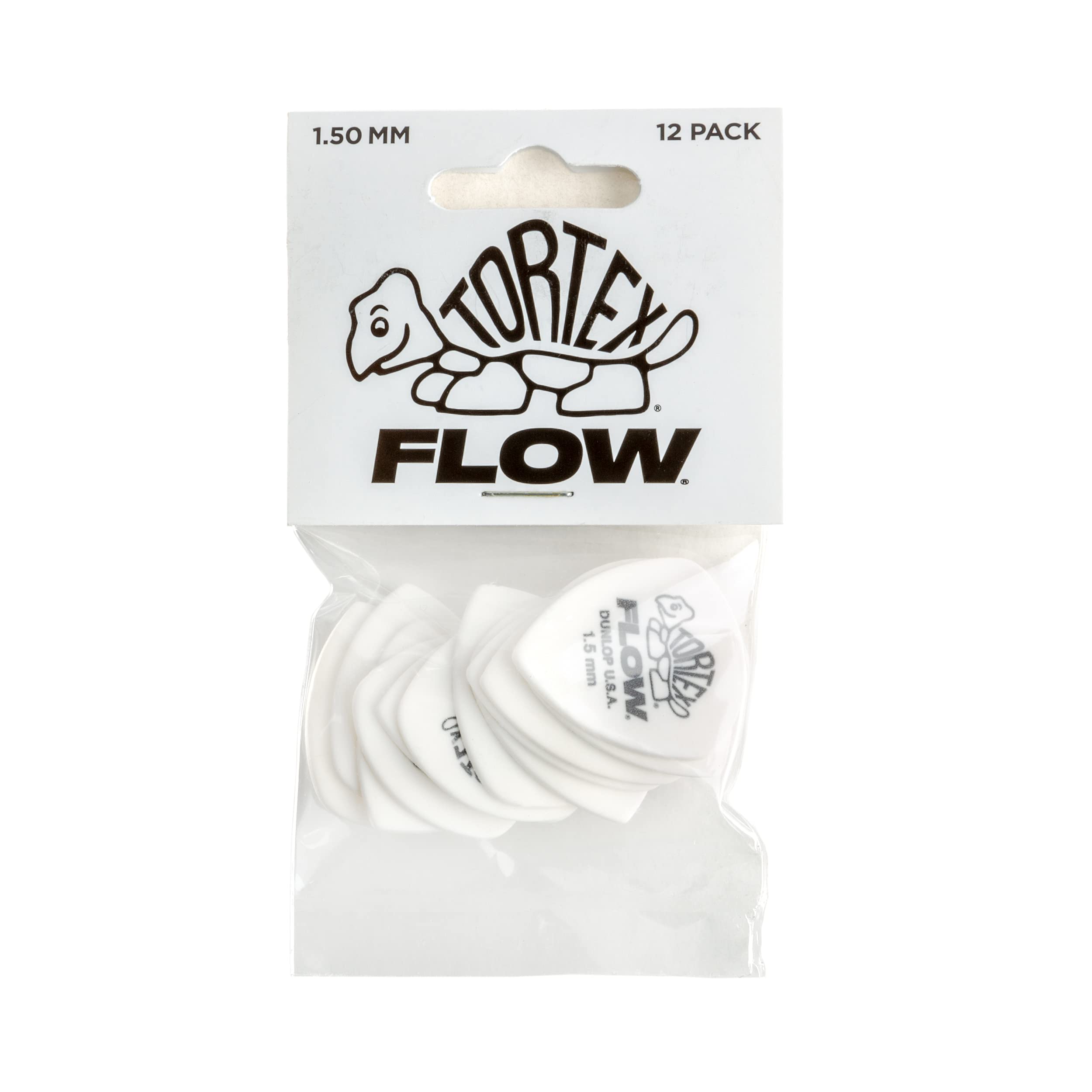 Jim Dunlop Tortex Flow Standard 1.5mm Guitar Picks (558P1.50)