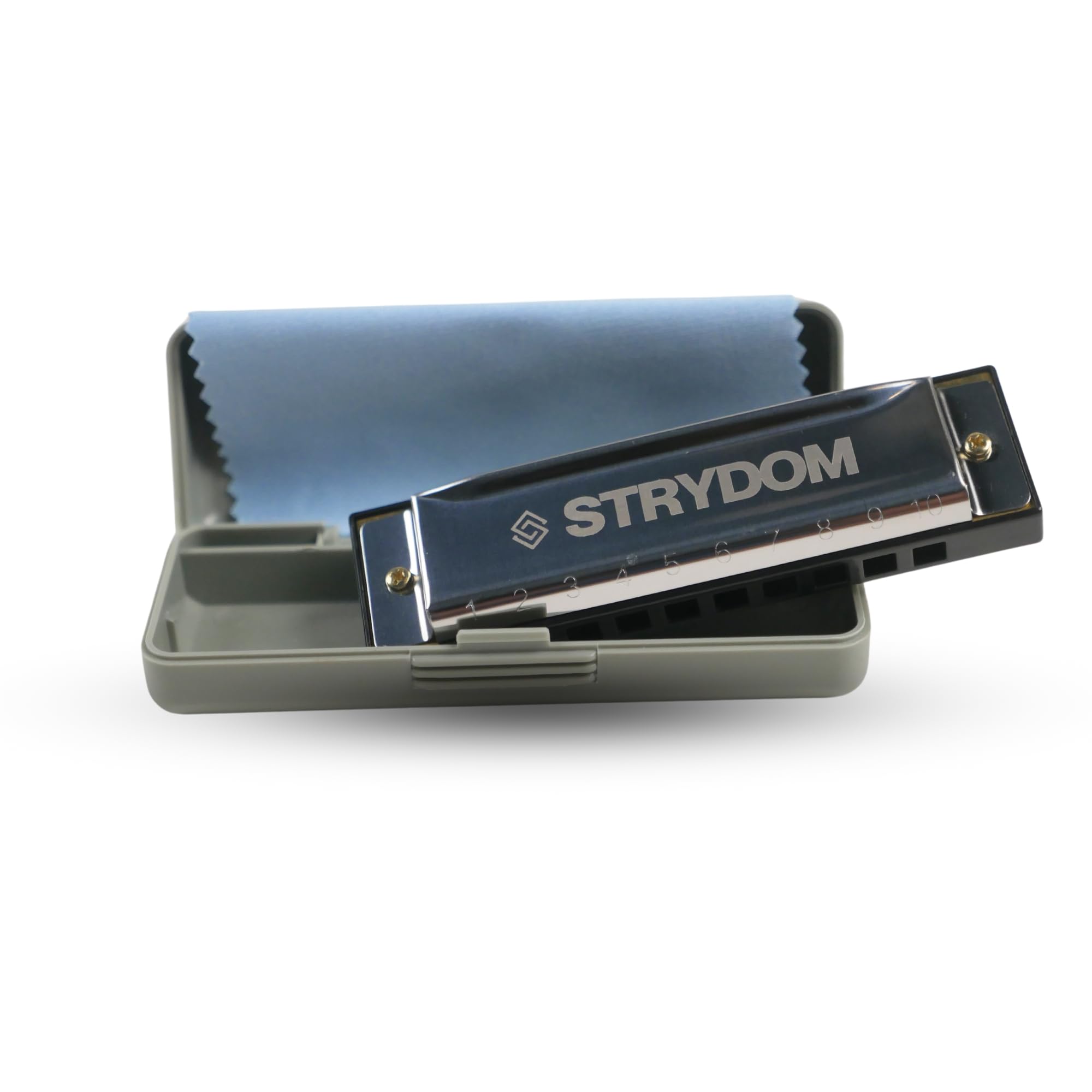 Strydom T10-4 C, Diatonic Harmonica Key of C 10 Holes 20 Tones Mouth Organ, Blues Harp Harmonica For Adults, Kids, Beginners, Pr