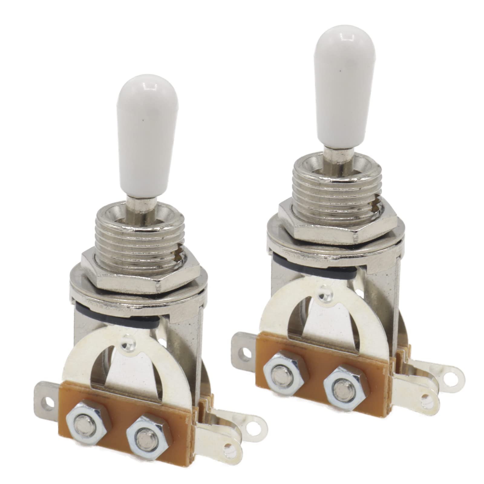 Cheerock 2Pcs Electric Guitar 3 Way Toggle Switch, Guitar Pickup Switch, Guitar Selector Switch, Electric Guitar 3 Way Toggle Se