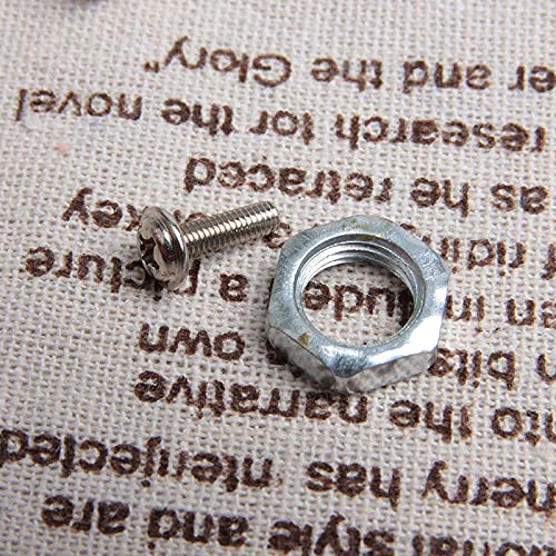 Acxico 1 Set Aluminum 300mm Volume Potentiometer Extension Shaft Audio Connecting Long Rod