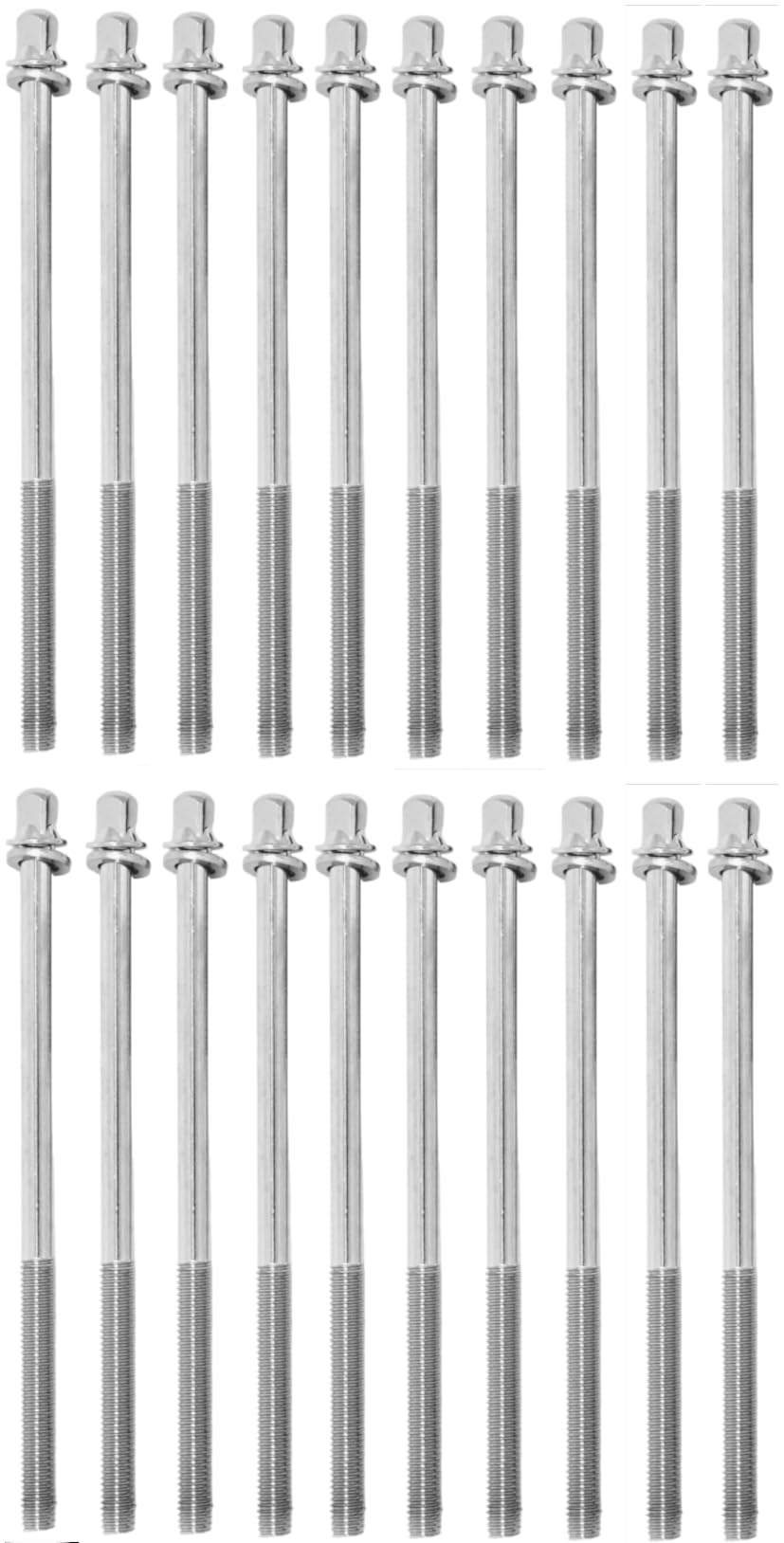 Bass Drum Tension Rods (20 Pack, 4 1/3 inch)