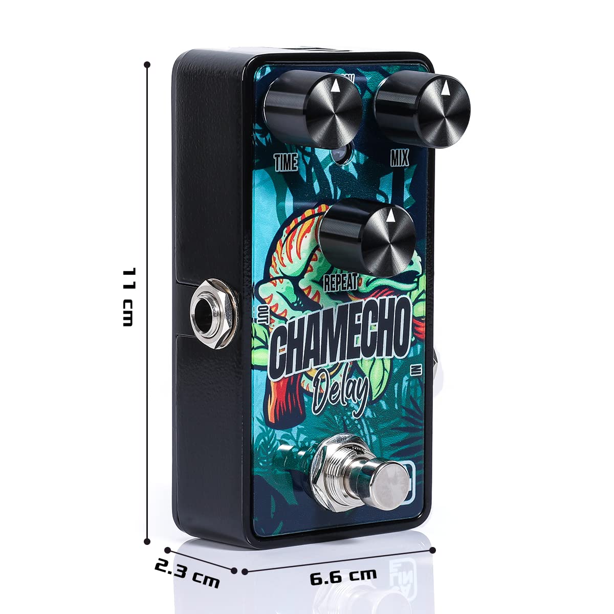 Caline Mini Guitar Delay Pedal G Series G009 Analog Delay Effects Pedal Offering Warm Crunchy Vintage Repeats for Electric Guita
