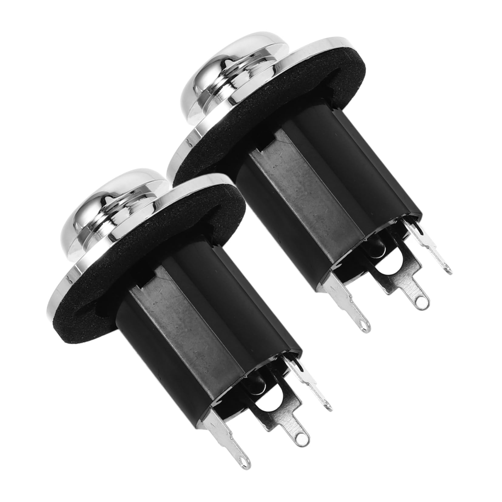 OFFSCH 2sets Guitar Endpin Jack of Output with for Electric Guitar Sound Quality Reduces Noise Convenient Installation