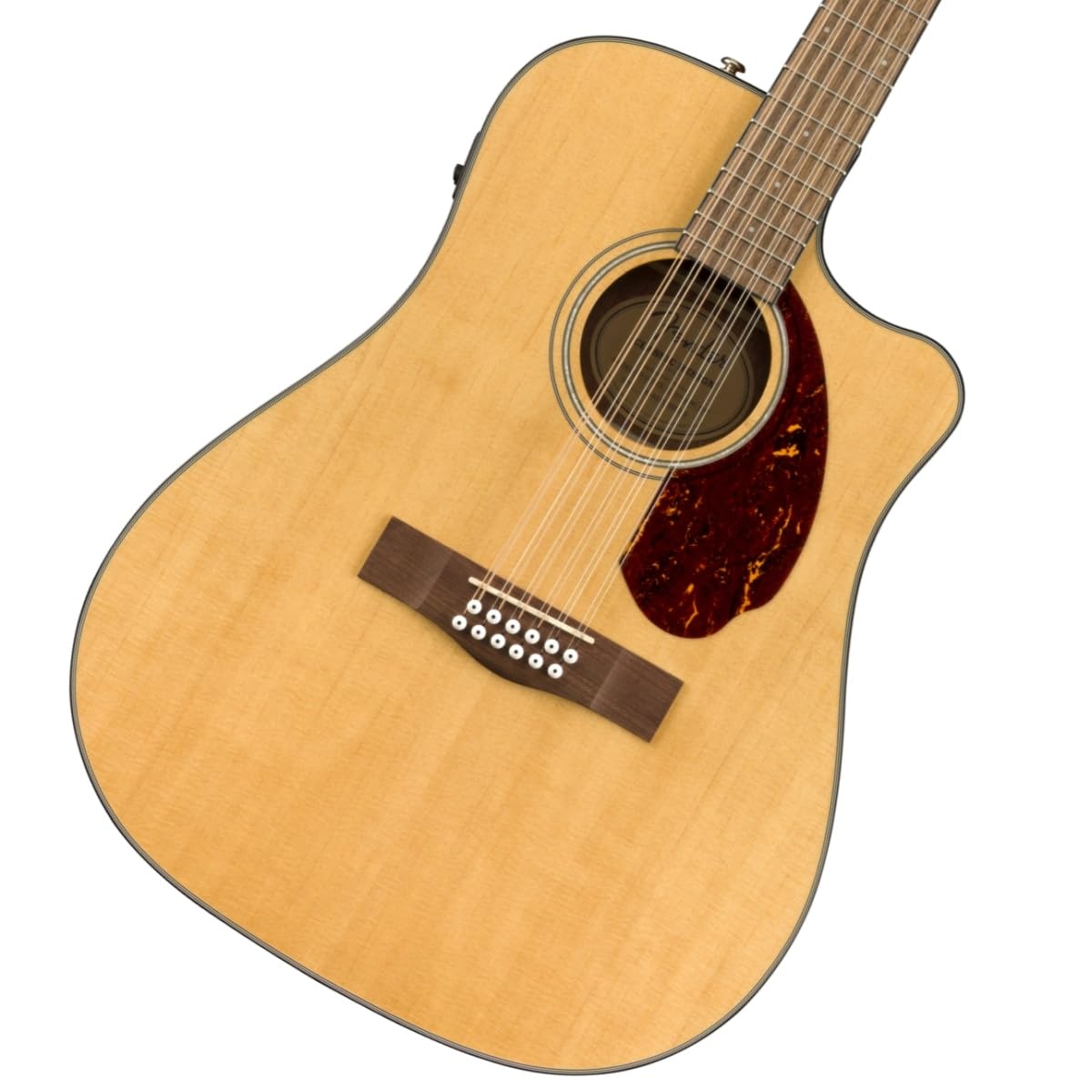 Fender Cd-140Sce 12-String Dreadnought Cutaway Acoustic Electric Guitar With 2-Year Warranty, Fishman Pickup And Preamp System,