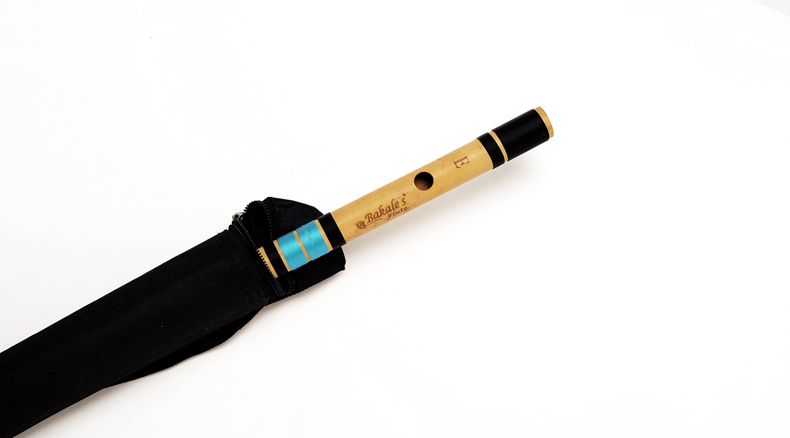 Bakale Flutes E Medium Bansuri Flute Right Handed -17 Inch- 440Hz