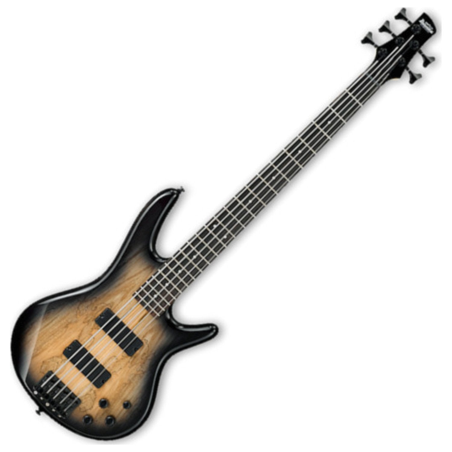 Ibanez GSR205SM 5 String Electric Bass Natural Grey Burst w/Spalted Maple Top